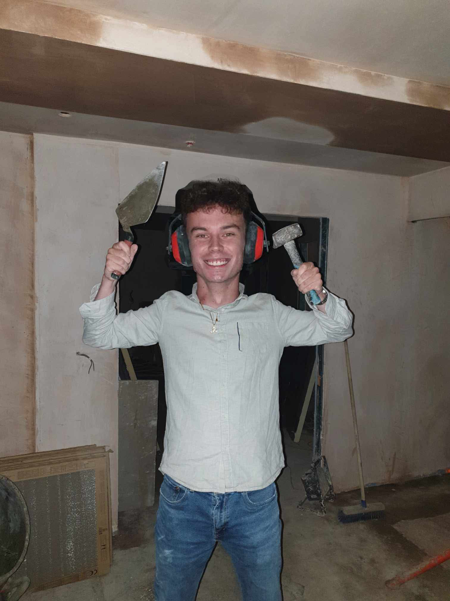 James looking suspicious